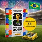 Kit Com Álbum Capa Mole Copa Do Mundo FIFA 2026 Panini E Envelopes de Figurinhas Kit Com Álbum Capa Mole Copa Do Mundo FIFA 2026 Panini E Envelopes de Figurinhas