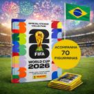 Kit Com Álbum Capa Mole Copa Do Mundo FIFA 2026 Panini E Envelopes de Figurinhas