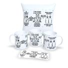 Kit Com Almofada 30x30cm e Caneca de Porcelana Se Houver o Amanhã