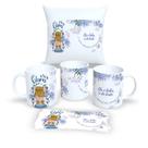 Kit Com Almofada 30x30cm e Caneca de Porcelana Signos Libra Kit Com Almofada 30x30cm e Caneca de Porcelana Signos Libra
