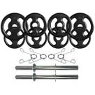 Kit com Barras de Halteres e Anilhas de Ferro Fundido - 14 Kg Kit com Barras de Halteres e Anilhas de Ferro Fundido - 14 Kg