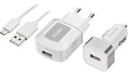 Kit com Carregadores Usb+tomada+veicular Kit com Carregadores Usb+tomada+veicular