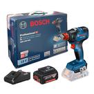 Kit com Chave de Impacto Bosch GDX 18V-200 Sem Fio à Bateria - 0 601 9J2 2E0 + Carregador 18v Bivolt + 01 Bateria 18v