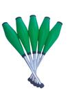 Kit com CINCO claves Pirouette cabo prata - Clava ou pino para malabarismo/MALABARES Kit com CINCO claves Pirouette cabo prata - Clava ou pino para malabarismo/MALABARES