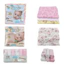 Kit com cueiro + fralda + babetes menina