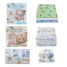 Kit com cueiro + fralda + babetes menino