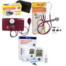 Kit com esfigmomanômetro esteto completo vinho Kit com esfigmomanômetro esteto completo vinho