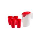 Kit com Jarra 2 Litros Fresh com 4 Copos - Plásticos Santana