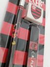 Kit com Lapiseira, borracha e recarga Flamengo oficial licenciado