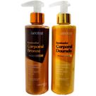 Kit Com Maquiagem Corporal Bronze E Dourado - Labotrat