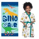 Kit com Roupão Felpudo Infantil e Toalha de Banho felpuda Personagens Kit com Roupão Felpudo Infantil e Toalha de Banho felpuda Personagens