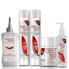 Kit Com Shampoo Anti Queda De Cabelo Crescetrat Kit Com Shampoo Anti Queda De Cabelo Crescetrat