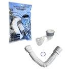 Kit com Sifão Automático Universal de Plástico ⁷₈, 1 ¼ e 1 ½ Tubo Flexível de até 70cm Flvx Hidro REF KIT SIFAU 10205 Kit com Sifão Automático Universal de Plástico ⁷₈, 1 ¼ e 1 ½ Tubo Flexível de até 70cm Flvx Hidro REF KIT SIFAU 10205