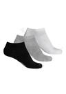 Kit Com Três Pares De Meias Cano Curto Unissex Kit Com Três Pares De Meias Cano Curto Unissex