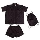 Kit Com Três Peças Estampado Com Estrelas Pretas