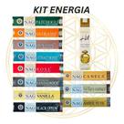 KIT Com12 Caixinhas Incensos Golden Nag Indiano Massala Varetas