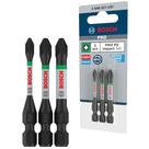Kit com3 Bits Ponta Dupla PRO Impact PZ1 PZ2 PZ3 2 608 521 U57
