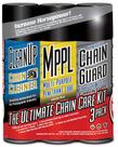 Kit combinado Chain Care Maxima Syn Chain Guard Ultimate, pacote com 3
