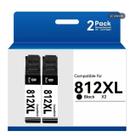 Kit combinado de cartuchos de tinta VKBGKJ 812XL preto para Canon
