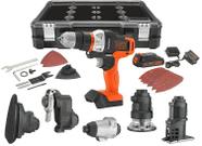 Kit combinado de ferramentas elétricas BLACK+DECKER 20V MAX MATRIX Conjunto de 6 ferramentas