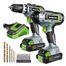 Kit combinado de furadeiras sem fio WORKPRO 20V Drill/Driver + Impact