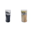 Kit combinado de pincéis Casafoyer, aquarela sintética redonda e branco entrelaçado