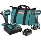 Kit combinado Makita XT281S 18V LXT com bateria de 3,0 Ah