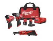 Kit combinado Milwaukee M12 FUEL 12V Li-Ion Hammer Drill + Impact