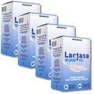 Kit Combo 04 UND Lactase Total 240 Cápsulas 10.000fcc Enzima Digestiva Lactose