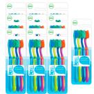 Kit Combo 10 Escova Dental Kess Supra Com 4 Unidades