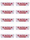 KIT COMBO 10 Placa de Sinalização saida seta para direita