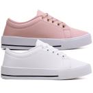 Kit Combo 2 Pares Tenis Feminino Casual One Star Sapatênis