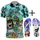 Kit Combo Camisa Irmãos Metralha Amador+ Chinelo Da Quebrada