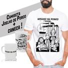 Kit Combo Camiseta Banda Joelho de Porco+ Sacola Ecobag + Caneca Kit Combo Camiseta Banda Joelho de Porco+ Sacola Ecobag + Caneca