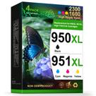 Kit Combo de Cartuchos de Tinta Jeostarky 950XL 951XL para HP 950 951