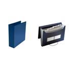 Kit Combo de Organização de Documentos Casafoyer: Pasta com Argolas e Arquivo Kit Combo de Organização de Documentos Casafoyer: Pasta com Argolas e Arquivo