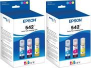 Kit Combo de Tinta Epson 542 EcoTank Pro Color 2 Unidades