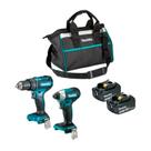Kit Combo DHP485+DTD157+DC18RC+2 BL1830B Makita DLX2416X1 Kit Combo DHP485+DTD157+DC18RC+2 BL1830B Makita DLX2416X1