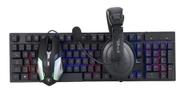 Kit Combo Gamer Mouse Teclado E Headphone C/ Fio Bright 0543