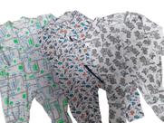 Kit Combo Macacão Infantil Bebê Pijama