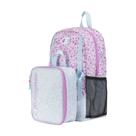 Kit Combo Mochila e Lancheira Champion Mode Rosa Azul Tamanho Único