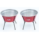 Kit Comedouro Bebedouro Cães Médio NF Pet 02 Unid. Pote Alumínio 2,5LT Comedor Leve Ração Água Kit Comedouro Bebedouro Cães Médio NF Pet 02 Unid. Pote Alumínio 2,5LT Comedor Leve Ração Água