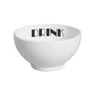 Kit Comedouro Branco/Preto Suporte Grande