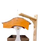 Kit Comedouro e Suporte de Madeira para Decoração Elegante e Natural Material Madeira Design Aconchegante e Versátil