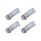 Kit Comedouro para Aves com 4 Peças 30cm, Aço Galvanizado - Metalfer