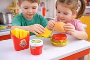 Kit Comida Infantil Pequenos Chefs Brinquedo Cozinha