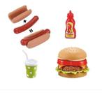 Kit Comidinha Infantil Hambúrguer Hot-dog + Milk Shake