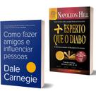 Kit Como Fazer Amigos e Influenciar Pessoas, Dale Carnegie + Mais Esperto Que O Diabo, Napoleon Hill