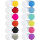 Kit compacto colorido para estojo de lentes de contato QVVQ com 12 peças