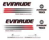 Kit Compatível Adesivo Motor Evinrude 150HP 2002-2006
